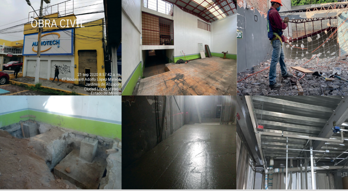 Obra civil y adecuaciones BAMA